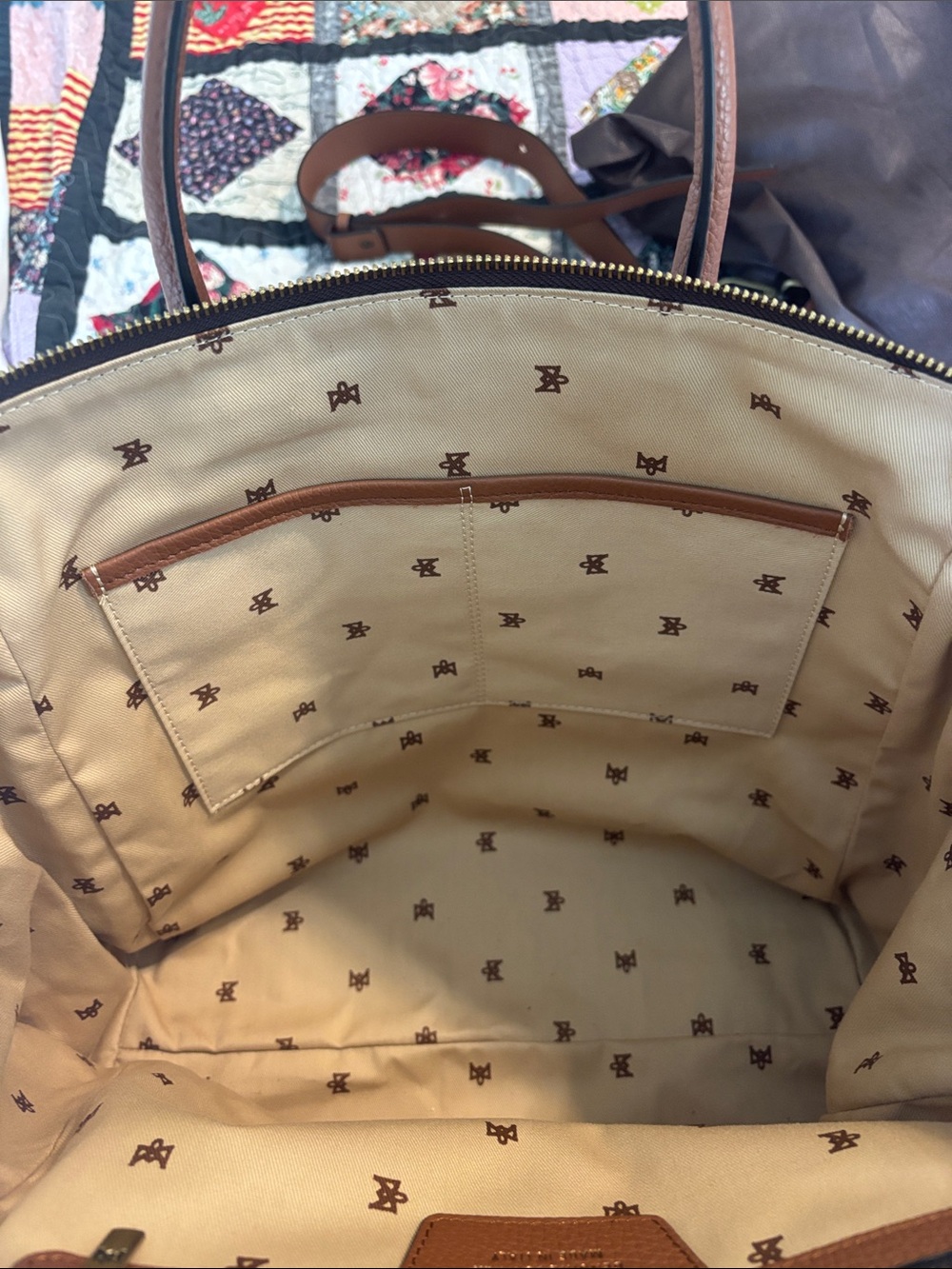 CUOIERIA FIORENTINA Leather Tote in caramel leather - Picture 13 of 14